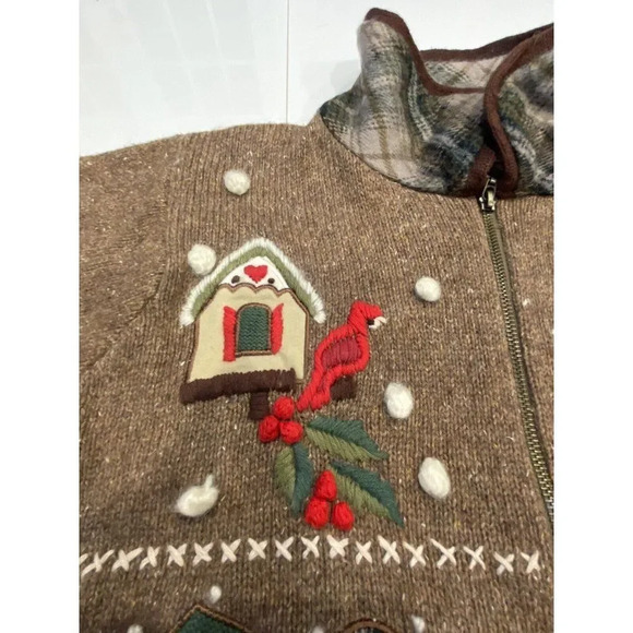 nutcracker christmas Design - full zip jacket - Women Size Small - Picture 3 of 12